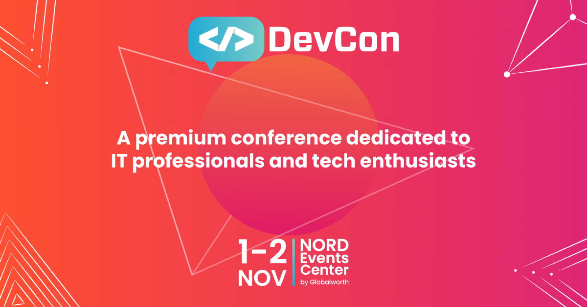 DevCon 2023 returns on 1-2 November, at NORD Events Center by Globalworth | Bucharest, RO
