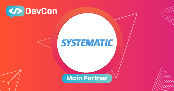 SYSTEMATIC will be part of DevCon 2023, on November 1-2, as MAIN Partner