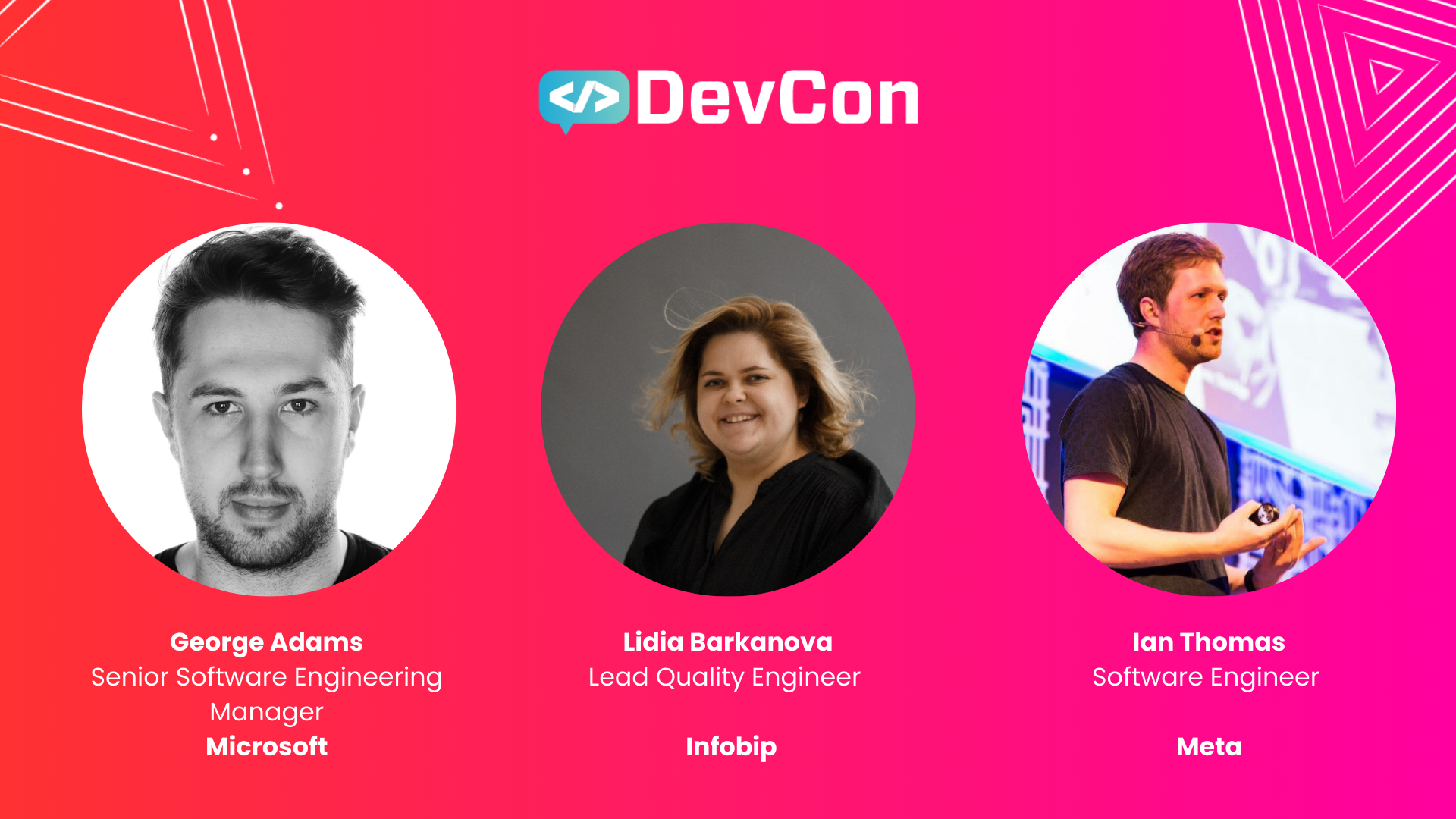 Meet our speakers lineup for DevCon 2024