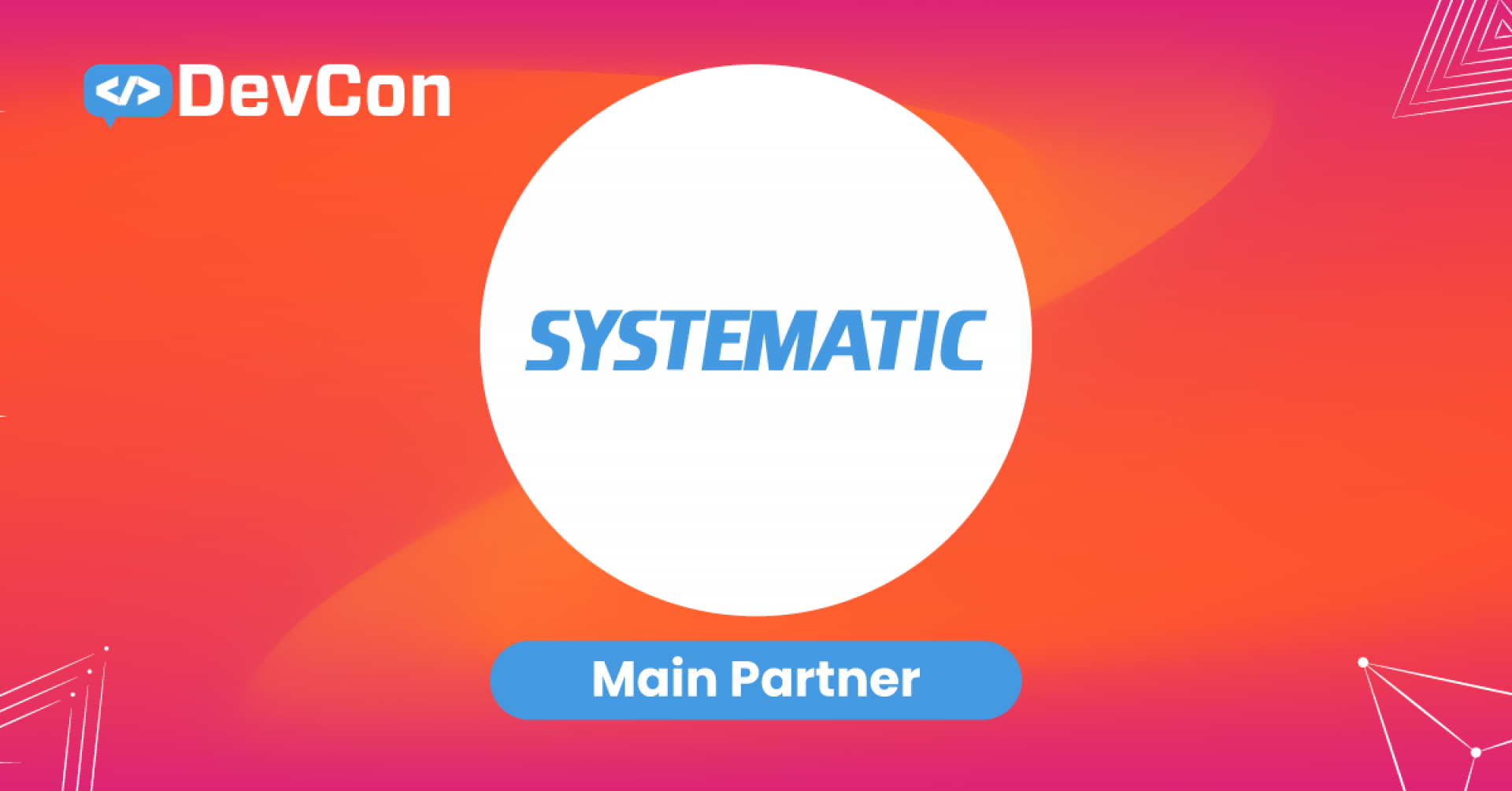 Systematic returns as Main Partner at DevCon 2025, for the fourth year in a row